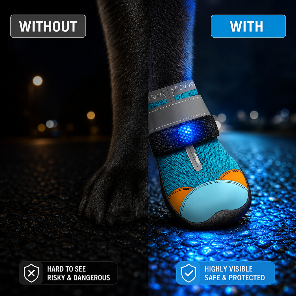 Chaussures LED pour animaux