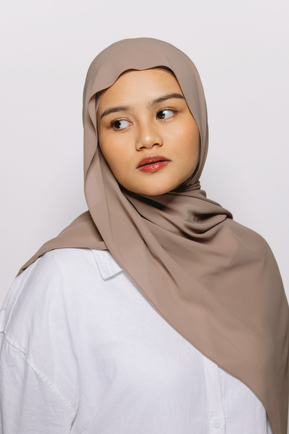 Praline Hijab Chiffon Aimanté